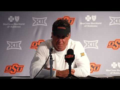 Mike Gundy Postgame Press Conference | Oklahoma St. vs. Oregon Football (Sept. 6, 2025) #Cowboys
