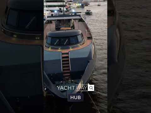 Black Beauty Yacht!  #luxuryyachtlife #yachtlife #boattypes #luxuryyacht #yachtworld #boating #yacht