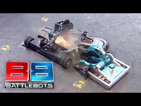 The Battle of MIT: Overhaul vs. SawBlaze vs. Road Rash | Season 2: Exhibition Rumble | BattleBots