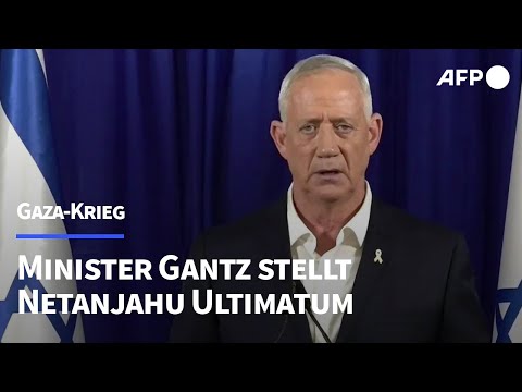 Gaza-Krieg: Minister Gantz stellt Netanjahu Ultimatum | AFP