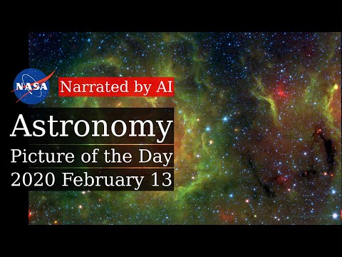 APOD: 2020-02-13 - Spitzer's Trifid (Narrated by Joanna)