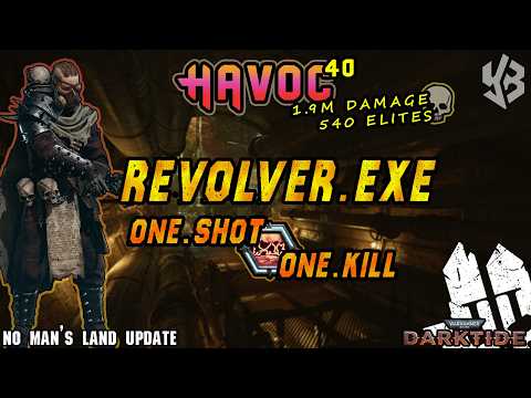 I One-Shot EVERY Elite in Havoc 40.. Here's How | Veteran Revolver Build | 540 Elites 💀 | Darktide
