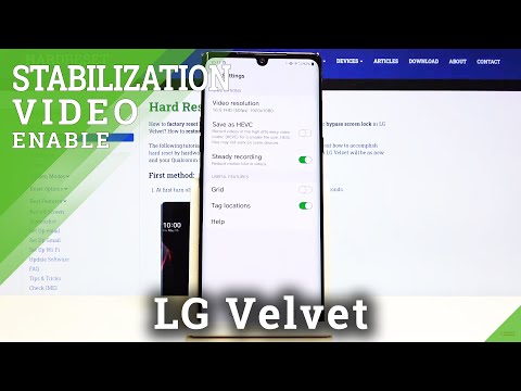 How to Activate Image Stabilization on LG Velvet – Camera Settings