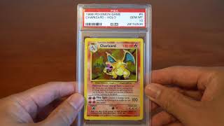 Complete Pokemon PSA 10 English unlimited base holo set!! Black flame ninetales!!