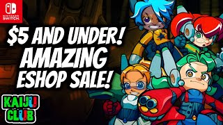 AMAZING NEW Nintendo Switch Eshop Sale With $5 and Under Deals!!