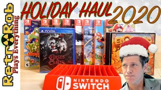 🎮 🕹️ Holiday Gaming Haul 2020: Lots of Nintendo Switch Stuff Plus VITA and TG16! 🕹️ 🎮