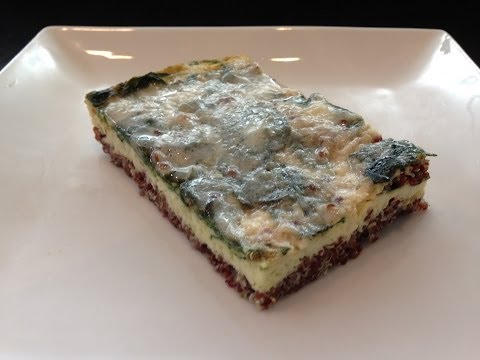 Quinoa Egg Bake Recipe - HASfit Healthy Breakfast Recipes - Eggs Quinoa Recipes