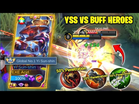 YSS VS BUFF HEROES MARKSMAN NEW SEASON!! NEW ROTATION YSS SAVAGE NEW PATCH/SEASON - Mobile Legends