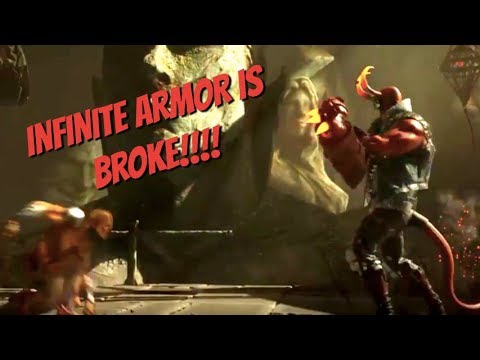 Ridiculous INFINITE Hellboy Armor! Hype gear matches!