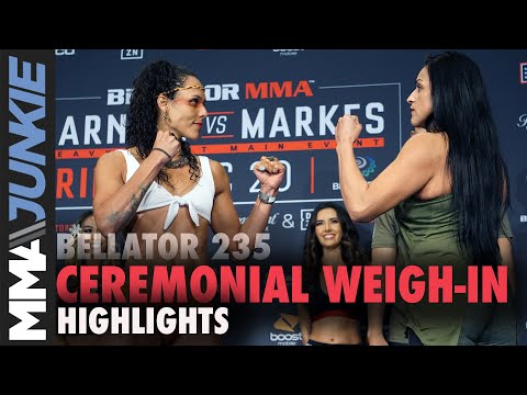 Bellator 235 ceremonial weigh-in highlights