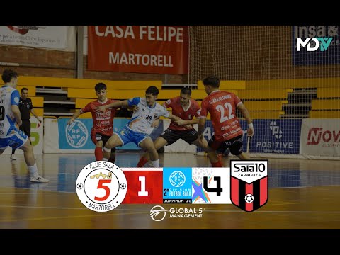SALA 5 MARTORELL - WANAPIX ZARAGOZA | SEGUNDA DIVISIÓN FUTSAL | JORNADA 10