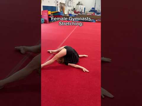 Male vs. female gymnasts stretching 😂 Ft. Anna McNulty @annamcnulty #gymnastics #gymnast #sports