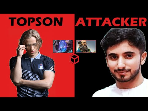[MID BATTLE] Topson Arc Warden vs Attacker Kunkka God | Full Game Perspective Dota 2