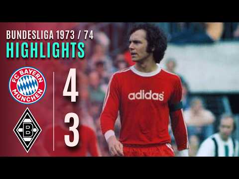Bayern München vs. Borussia Mönchengladbach | Bundesliga 1973/74