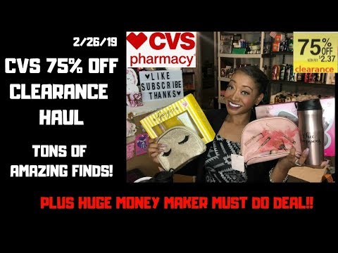 CVS 75% Off Clearance Haul Plus Awesome Huge Money Maker Deal No Coupons Needed~Amazing Cheap Finds! Video