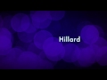 Hillard Animations 2017 UK Logo