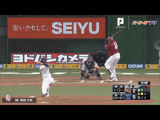 ライオンズ・榎田 要所を締めて7回途中2失点の好投で今季2勝目
