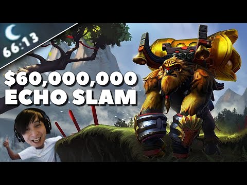 LONG MEGA CREEPS GAME | $60,000,000 ECHO SLAM BY ARESDEN (SingSing Dota 2 Highlights #2347)