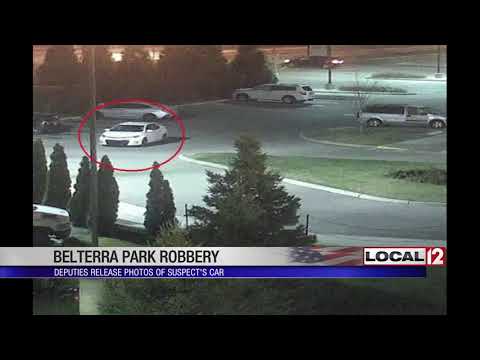 Surveillance pictures of Belterra Park robbery getaway car