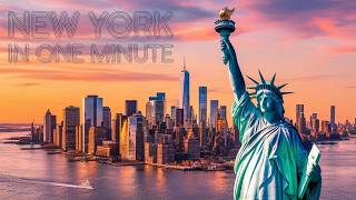 New York in one minute | NYC travel guide | 25 Things to do in NYC | Must see places in New York