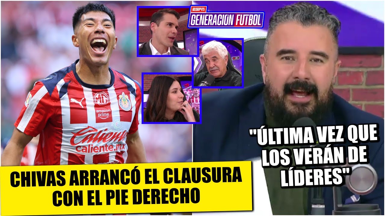 ¿CHIVAS DE LÍDER EN LIGA MX? Es la ÚLTIMA vez que lo verán ahí, dice Álvaro Morales | Generación F