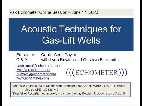 Ask Echometer Session 5 June 17 2020 Gaslift