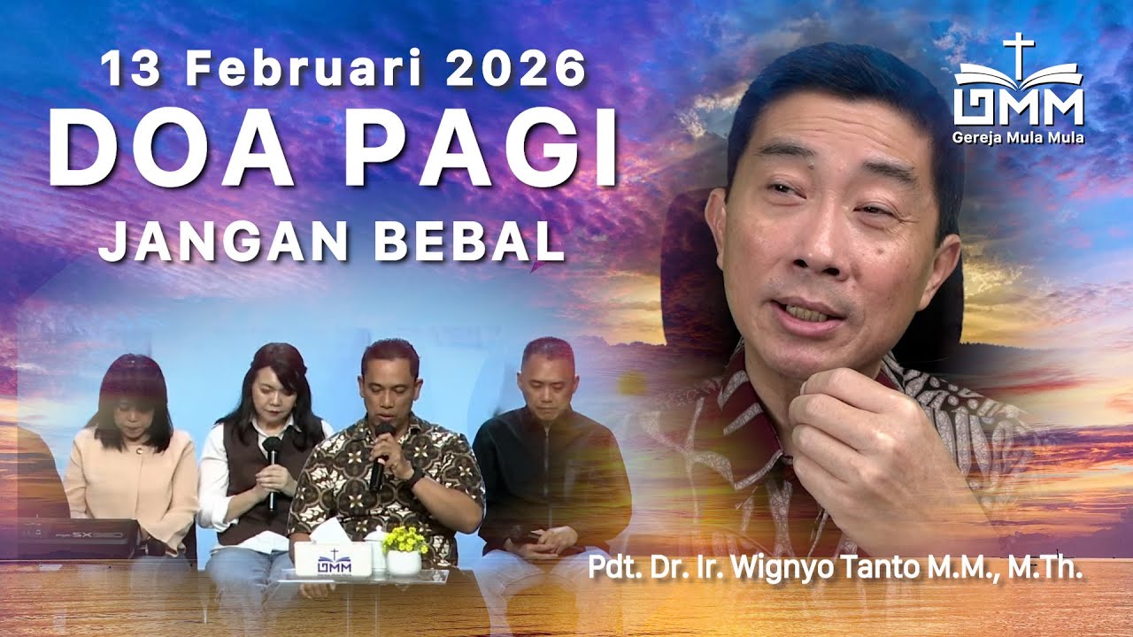 DOA PAGI | Jangan Bebal – 13 Februari 2026 | Ps. Wignyo Tanto