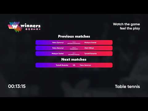 WINners League 06.02.2022 Koshel M. - Oliinyk O. 22:30