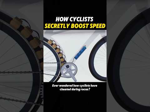 How cyclists secretly boost speed #sciencetok #knowledge #fyp #america #cyclist