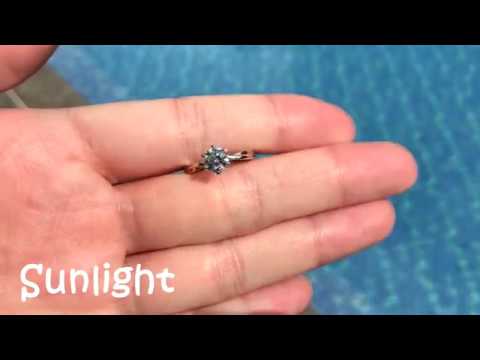 My Engagement Ring - JannPaul Diamond - Super Ideal Cut 0.61 carat F Color VS1 Clarity