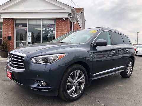 2014 Infiniti QX60 HYBRID AWD at Delaware Auto Sales - DVD, 20" Wheels, Dual Sunroofs, Extra Clean!