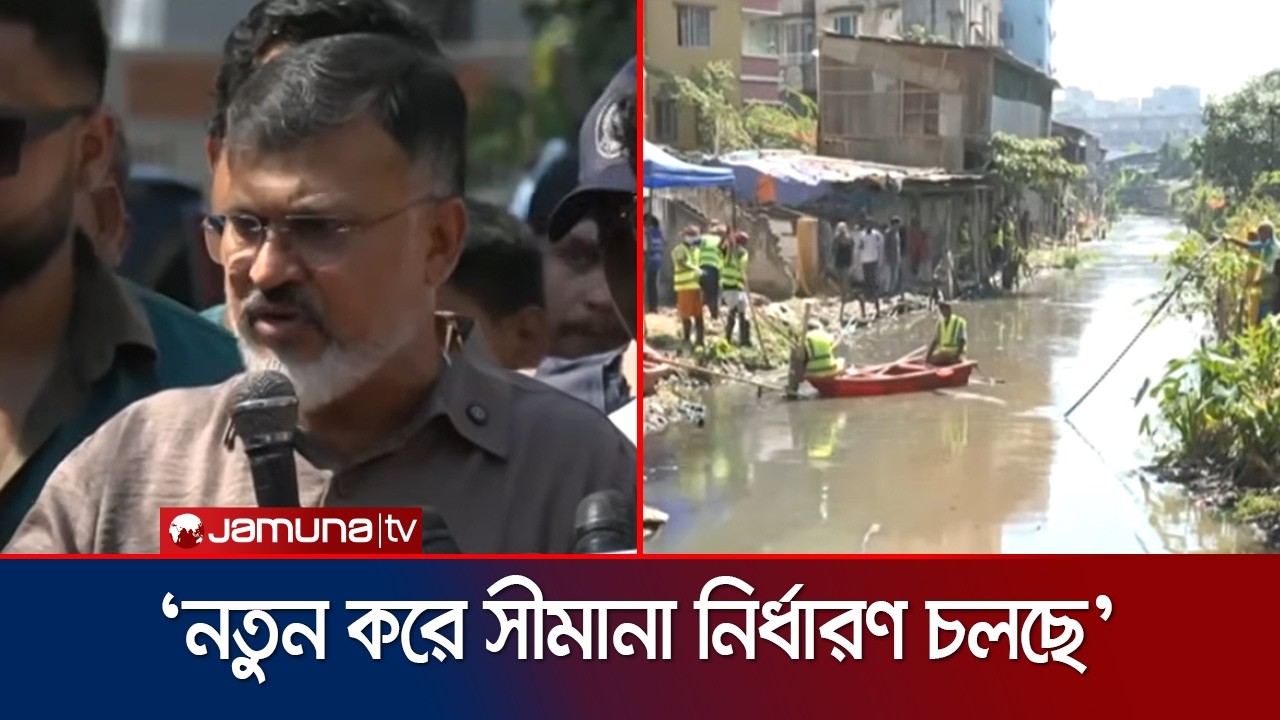 মিরপুরে আবারও প্যারিস খাল উদ্ধার কার্যক্রম শুরু করেছে ডিএনসিসি