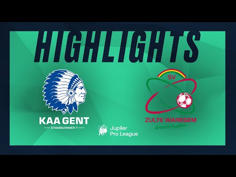 KAA Gent - SV Zulte Waregem moments forts