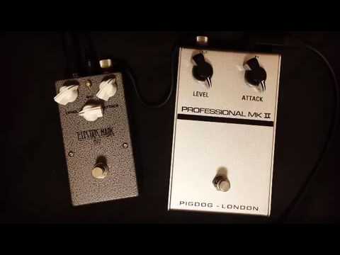 PIGDOG Professional MK2 OC82D vs Lumpy's Tone Shop Electric Majic MK2 Fuzz OC82DM more Gain