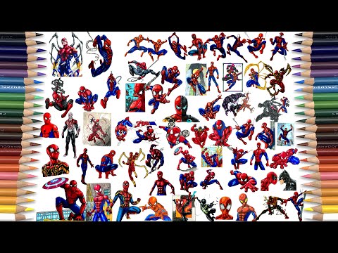 79 Pages For 1 YEAR of SPIDER-MAN Coloring Pages in 2021 | Best Of SPIDER-MAN Coloring [NCS Release]