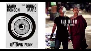 Uptown Funk vs Where Did The Party Go - Mark Ronson feat. Bruno Mars &amp; Fall Out Boy