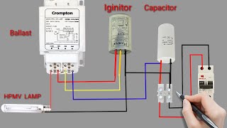 Sodium Vapour Lamp Connection Wiring Diagram || Vapour light connection || It &#39;s Electrical