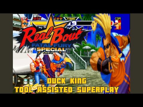 DUCK King Tool-Assisted Superplay (TAS)Real Bout Fatal Fury Special 1995 #retrogamer 