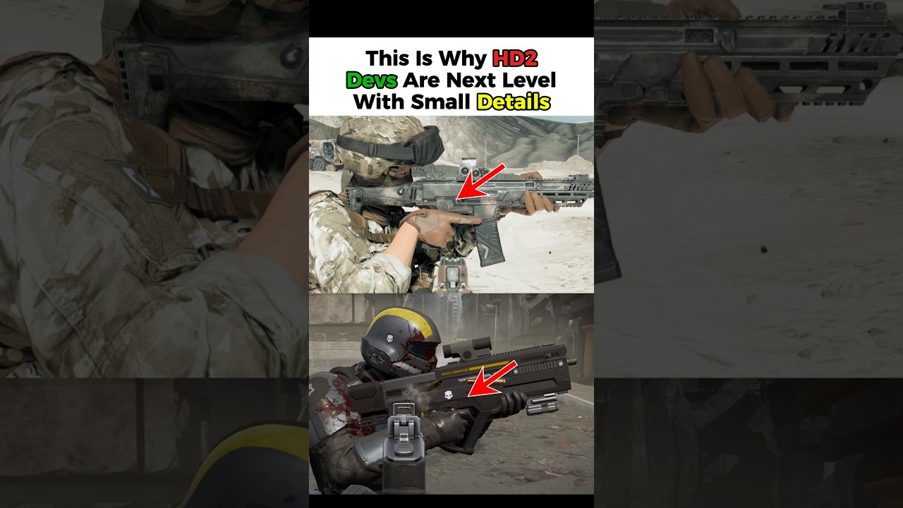 This Is Why HD2 Devs Are Next Level With Small Details - Helldivers 2 X Battlefield 6