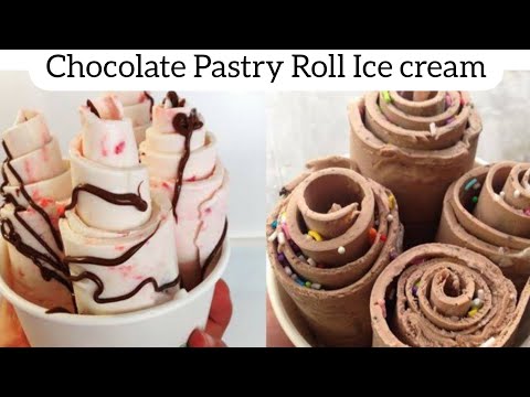 Chocolate Pastry Roll Ice Cream