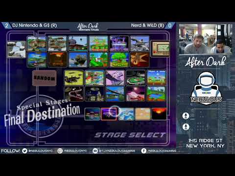 Nebs After Dark #85: Doubles - Winners Finals: DJ Nintendo & G$ (R) vs. Nerd & WiLD (B)