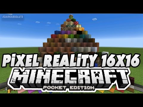 xDarkAbsolute - [0.16.0+] Minecraft PE - Pixel Reality 16x16 Texture Pack - MCPE Texture Packs