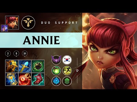 Annie Support vs Alistar - KR Master Patch 25.24
