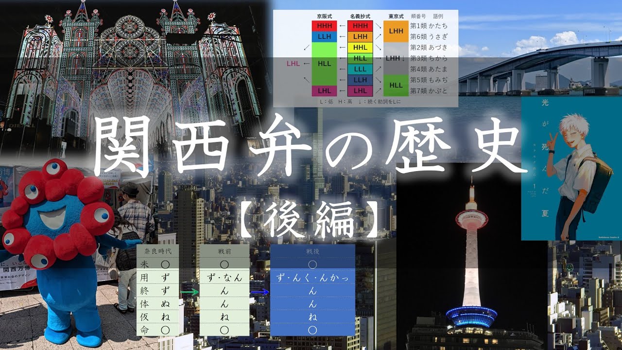 【日本語】関西弁の歴史・後編（戦後～未来）【言語学】