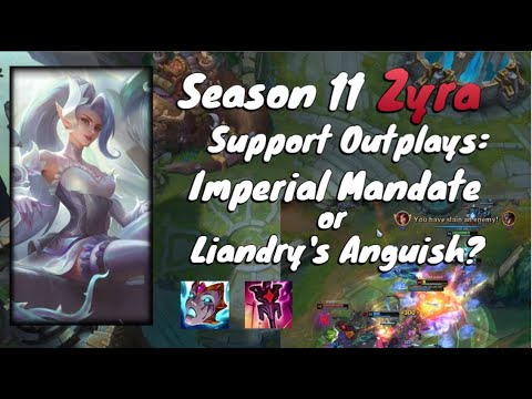 Season 11 Zyra Support Outplays | Imperial Mandate or Liandry's Anguish? | Garena LoL PH