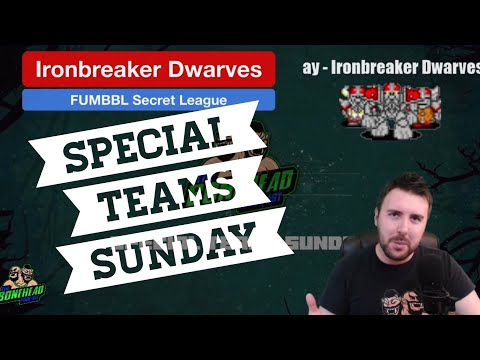 Ironbreaker Teams!! Special Teams Sunday - Unofficial Blood Bowl Teams (Bonehead Podcast)