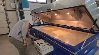 Presă pentru furnir Columbus presa industriala cu membrana multimat | Imagine 4 - Machineryline