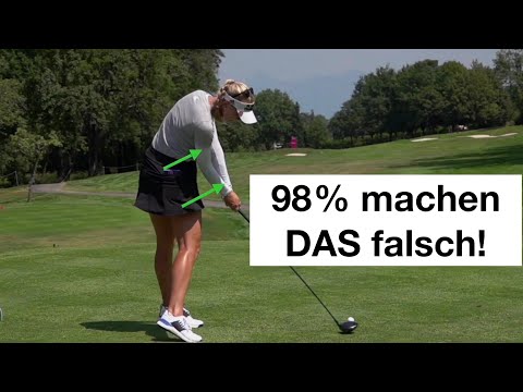 How to get into the slot (golf swing slow motion driver)