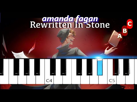 Rewritten In Stone - Wilbur's Song (Dream SMP) (Piano Tutorial)