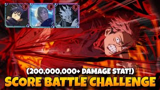 OVER 200 MILLION SCORE BATTLE WITH 120% YUJI! | JJK Phantom Parade